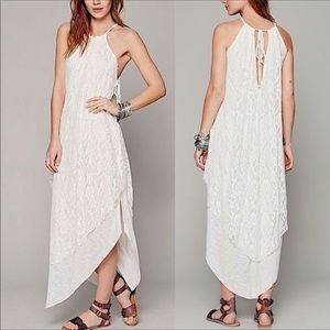 🌟NWT*🌟Free People Asymmetrical White Lace Dress